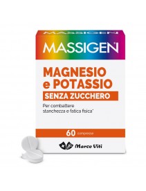 Massigen Magnesio e Potassio Senza Zuccheri 60 compresse