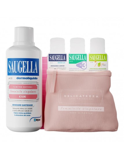 Saugella Pret-A-Porter Dermoliquido 500ml + 3 campioni omaggio 50ml