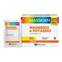 Massigen Magnesio e Potassio 24+6 bustine