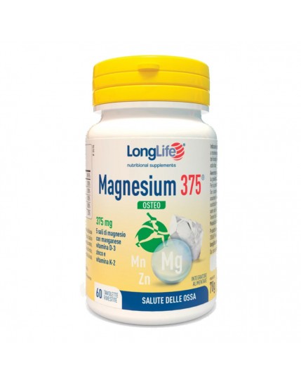 Longlife Magnesium 375 Osteo 60 Tavolette