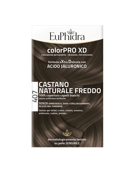 EuPhidra Color Pro Xd Colorazione Permanente N.407 Castano Naturale Freddo