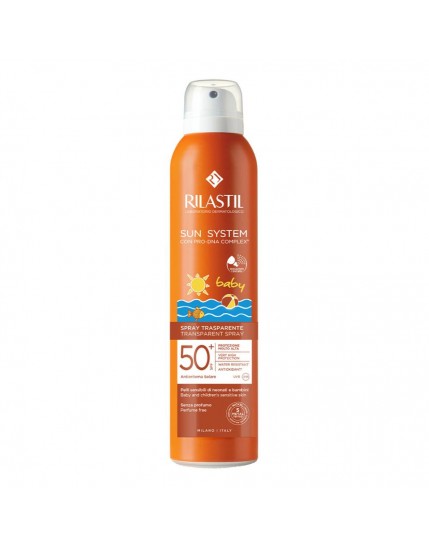 Rilastil Sun Baby Transparent Spray Protezione Solare Spf50+ 200 ml
