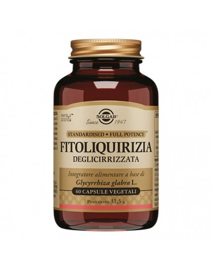 Solgar Fitoliquirizia Deglicirrizzata 60 Capsule Vegetali