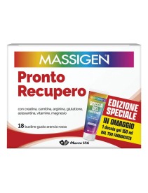 Massigen Pronto Recupero 18 Bustine + Doccia Gel 150ml Omaggio