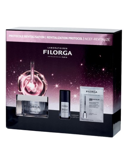 Filorga cofanetto Ncef: Ncef- revitalize crema 50 ml + Ncef revitalize serum 5 ml + Ncef revitalize sheet mask