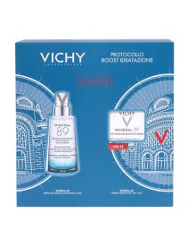 Vichy Cofanetto Regalo Boost Idratazione Con Minéral 89 Booster Siero 50ml + Minéral 89 Crema 15ml