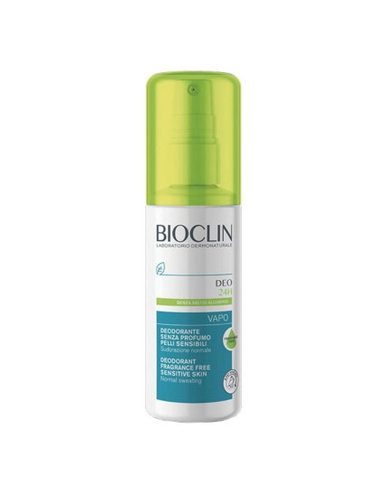 Bioclin Deodorante 24h Fresh Vapo Pelli Sensibili Sudorazione Normale Senza Profumo 100ml