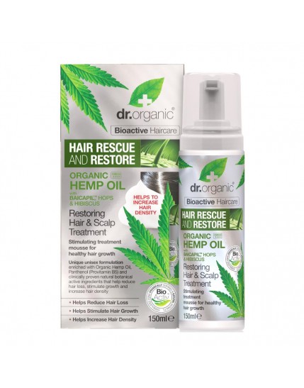 DR ORGANIC HEMP HAIR MOUSSE