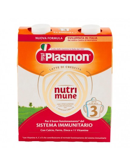 Plasmon Nutri-mune 3 Liquido 2 x 500ml