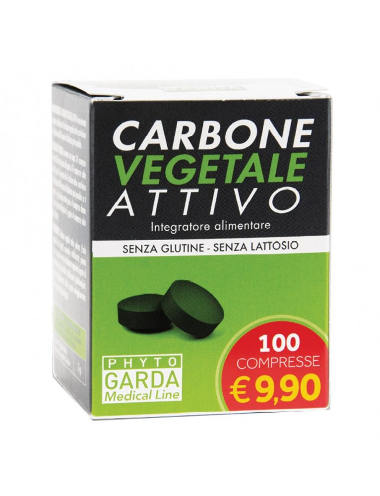 Named carbone vegetale attivo 100 compresse