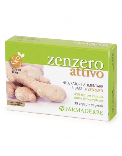 Farmaderbe Zenzero attivo 30 Capsule