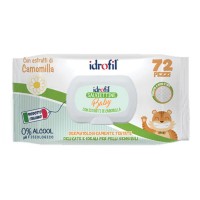 Idrofil Salviettine Baby Camomilla 72 pezzi