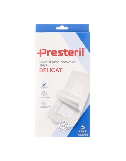 Medipresteril Med Post Operatorie Delicate 10x20 4 pezzi Medipresteril Med Post Operatorie Delicate 10x20 4 pezzi
