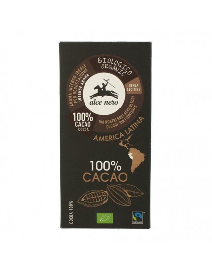 Alce Neto Tavoletta 100% Cacao America LAtina 50g
