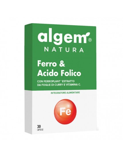 Algem Natura Ferro & Acido Folico 30 Capsule