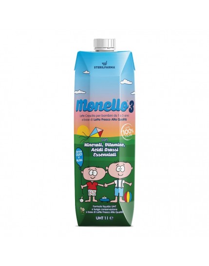 Monello Latte 3 1-3 anni Liquido 1 Litro