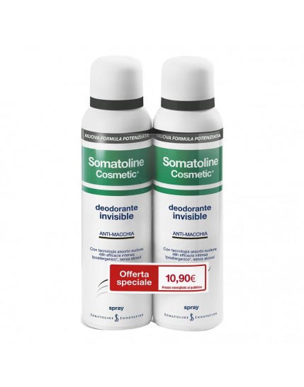 Somatoline Deodorante Invisibile Spray Duo 2x150ml