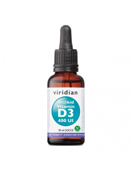 Viridian Viridikid Vitamin D3 400 UI 30ml