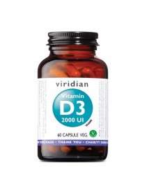Viridian Vitamin D3 2000 UI 30 Capsule