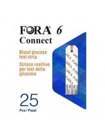 Fora 6 Connect Strisce Glicemia 25 Pezzi