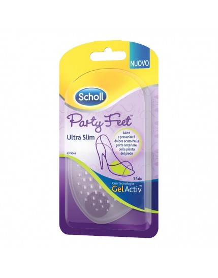 Scholl Party Feet ultra slim Cuscinetti GelActiv parte anteriore della pianta del piede (1 paio)