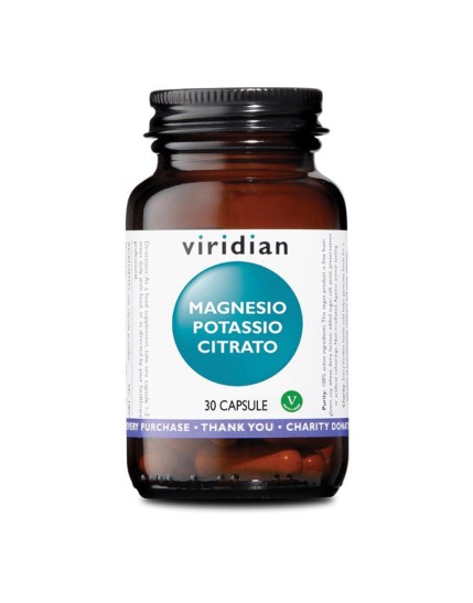 viridian Magnesium Potassium Citrate 30 Capsule