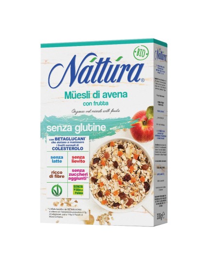 NATTURA Muesli Avena Frutta300 NATTURA Muesli Avena Frutta300