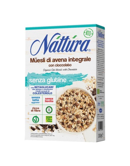 NATTURA Muesli Avena Ciocc300g NATTURA Muesli Avena Ciocc300g