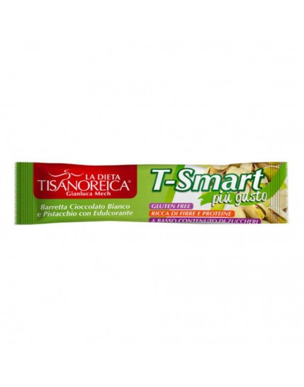 Tisanoreica T Smart Barretta Pistacchio e Cioccolato Bianco 35g