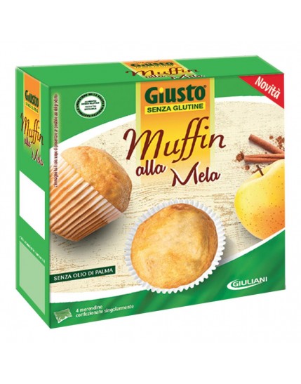 Giusto S/g Muffin Mela 200g