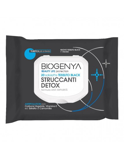 Biogenya Salviette Struccanti Detox 20 pezzi