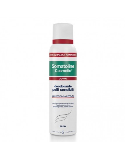 Somatoline Uomo Pelli Sensibili Deodorante Spray 150 ml