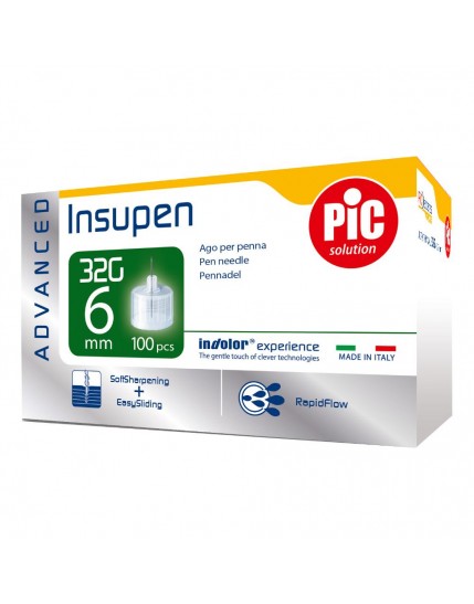 INSUPEN ADV 32g 6mm 100 Aghi