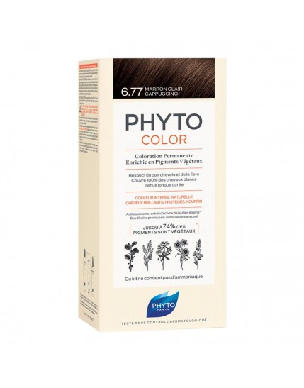 Phytocolor 6.77 Marrone Chiaro Cappuccino 