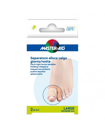 Master Aid Foot Care Separatore Dita Alluce Taglia Large 2 Pezzi