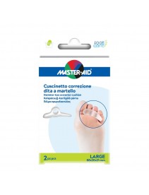 Master-Aid Foot Care Cuscinetto Correzione Dita A Martello Misura Large 2 Pezzi
