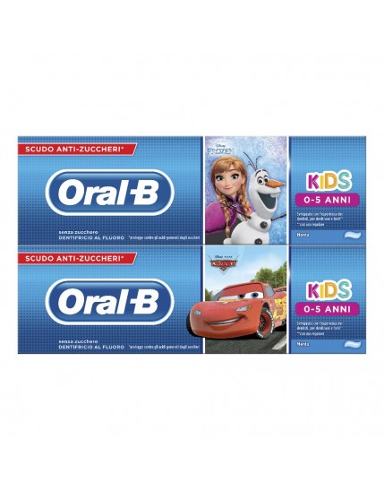 Oral B Dentifricio Kids Frozen&car2 0-5 anni 75ml