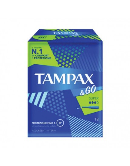 Tampax & Go Super 18 Assorbenti