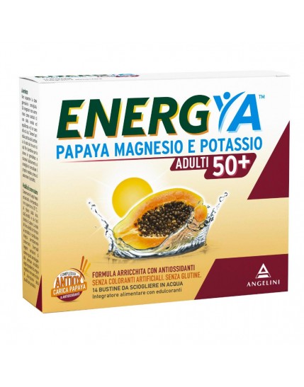 Energya Papaya Magnesio e Potassio Adulti  50+ 14 Bustine