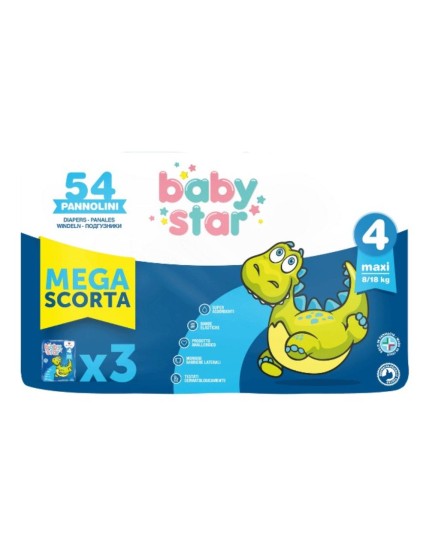 Babystar Tripack 3x18 54pz T4