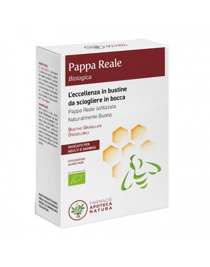 Apoteca Natura Pappa Reale Biologica 14 Bustine Orosolubili Apoteca Natura Pappa Reale Biologica 14 Bustine Orosolubili
