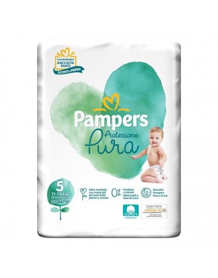 Pampers Naturello 5 (11-25Kg) 19 pezzi