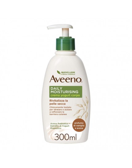 Aveeno Crema Corpo Yogurt Vaniglia & Avena 300ml