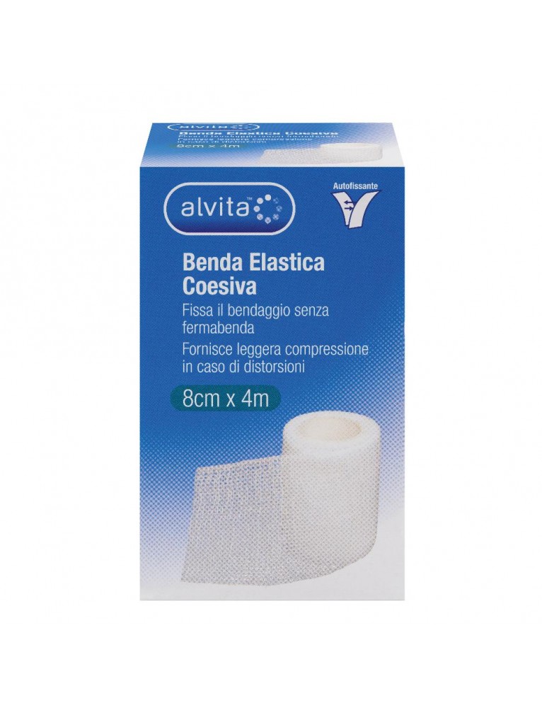 Benda Elastica Coesiva Alvita 8 cm x 4 m