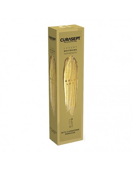 Curasept gold luxury whitening dentifricio 75 ml + spazzolino