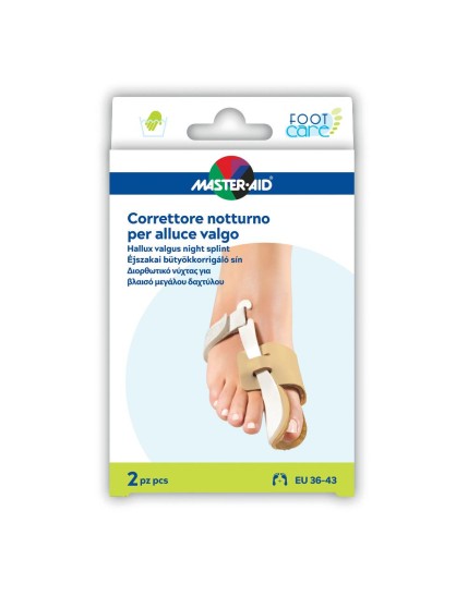 Master Aid Foot Care Separatore Alluce Giorno/Notte Taglia Small