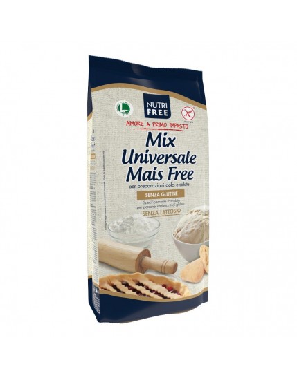 Nutrifree Bio Mix Universale Mais free preparazioni dolci esalate 800 g