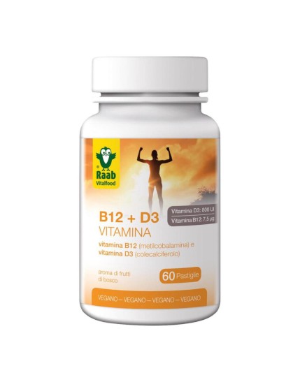 RAAB VITAMINA B12+D3 60G