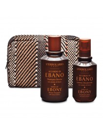 L'Erbolario Beauty Set Corpo Accordo di Ebano Shampoo Doccia 250 ml + Lozione Deodorante 100ml