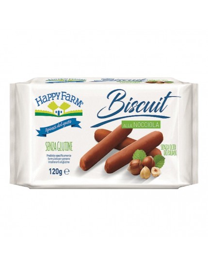 HAPPY FARM Bisc.Nocciola 120g